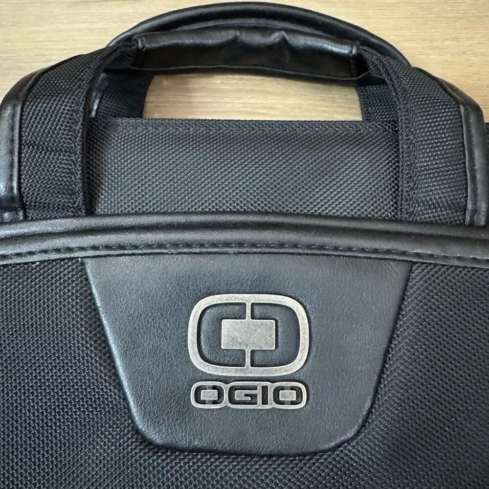 Ogio Top Handle Briefcase Storage Bag Black Buisness Portfolio Laptop Travel